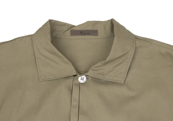 Y's for men Cotton Front Pleated Shirt K-162353_003