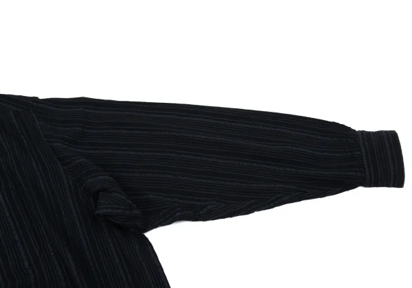 Y's for men Rayon Cotton Striped Band Collar Shirt K-162355_007