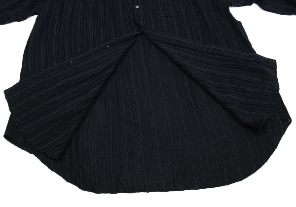 Y's for men Rayon Cotton Striped Band Collar Shirt K-162355_011