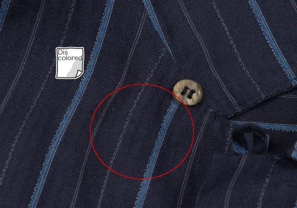 Y's for men Rayon Striped Skipper Pullover Shirt K-162358_005