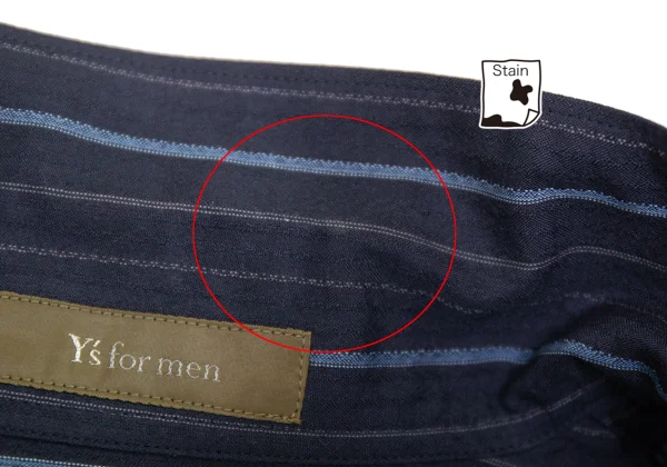 Y's for men Rayon Striped Skipper Pullover Shirt K-162358_007