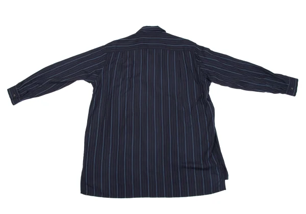Y's for men Rayon Striped Skipper Pullover Shirt K-162358_014
