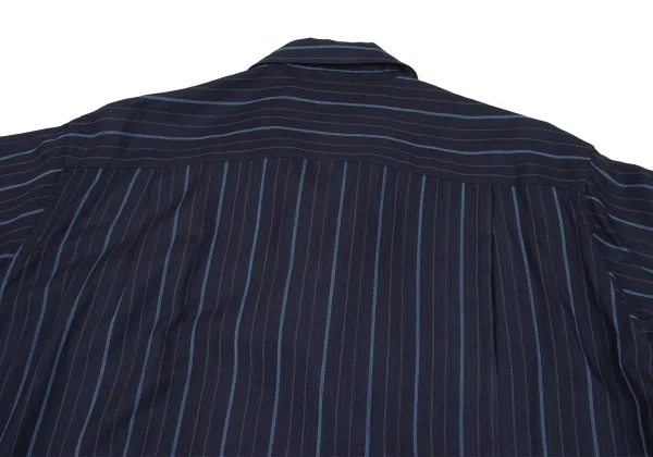 Y's for men Rayon Striped Skipper Pullover Shirt K-162358_015