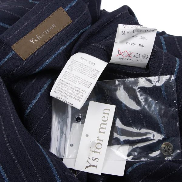 Y's for men Rayon Striped Skipper Pullover Shirt K-162358_018