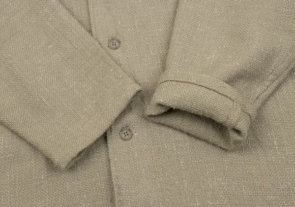 Yohji Yamamoto POUR HOMME Wool Tweed Flap Pocket Jacket K-162361_011