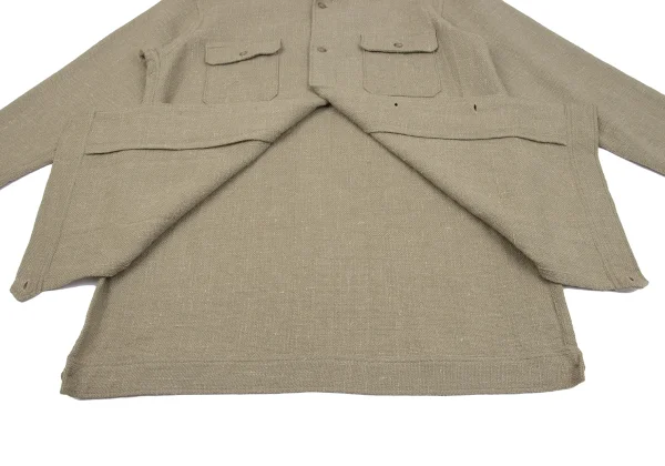 Yohji Yamamoto POUR HOMME Wool Tweed Flap Pocket Jacket K-162361_015