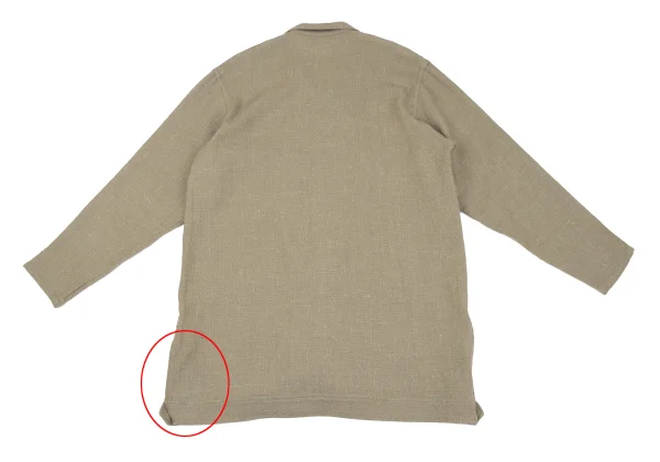 Yohji Yamamoto POUR HOMME Wool Tweed Flap Pocket Jacket K-162361_016