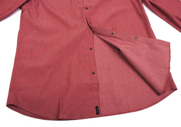 ARMANI EXCHANGE Cotton Nylon Stretch Striped Shirt K-162362_008