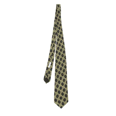 GIORGIO ARMANI Graphic Printed Silk Tie