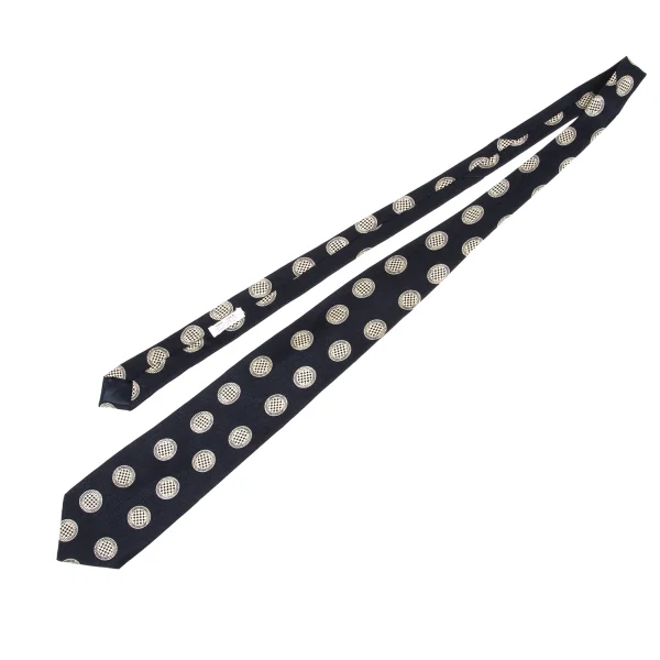 GIORGIO ARMANI Check Dot Printed Silk Tie K-162365_002