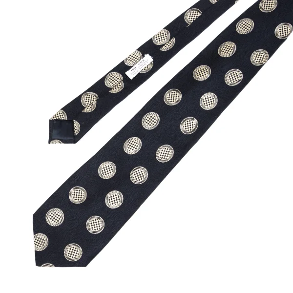 GIORGIO ARMANI Check Dot Printed Silk Tie K-162365_003
