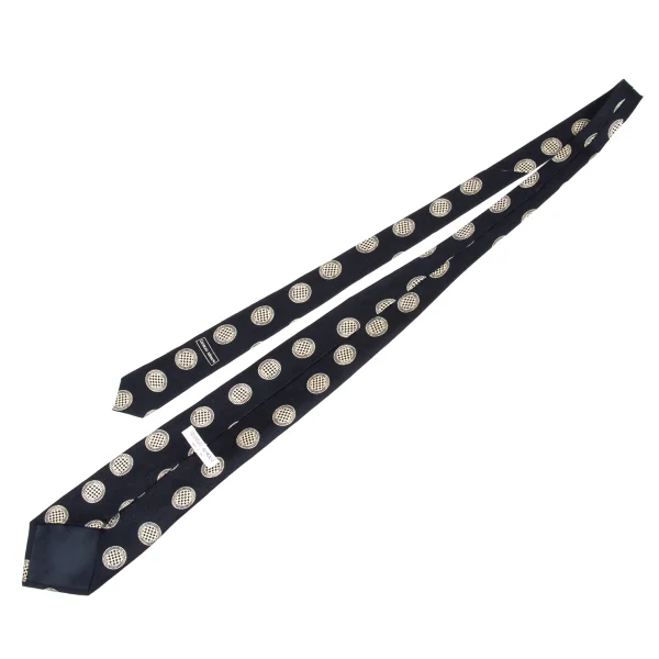 GIORGIO ARMANI Check Dot Printed Silk Tie K-162365_004