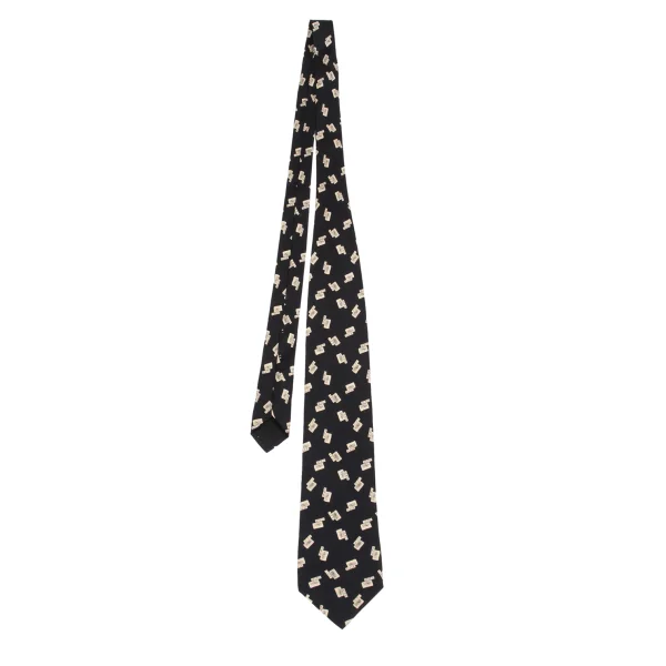 GIORGIO ARMANI Printed Tie Navy,Beige  K-162369_001