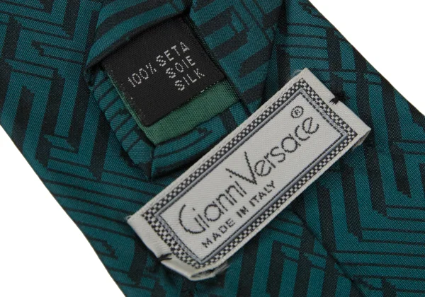 GIANNI VERSACE Geometric Jacquard Silk Tie K-162372_006