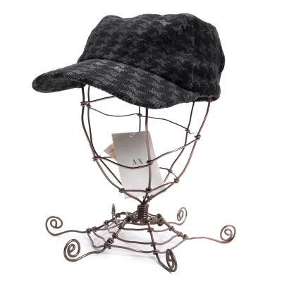 ARMANI EXCHANGE Cotton Wool Houndstooth Cap