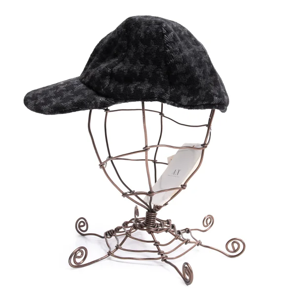 ARMANI EXCHANGE Cotton Wool Houndstooth Cap K-162373_003