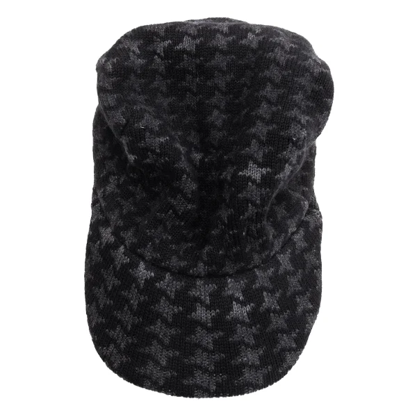 ARMANI EXCHANGE Cotton Wool Houndstooth Cap K-162373_005