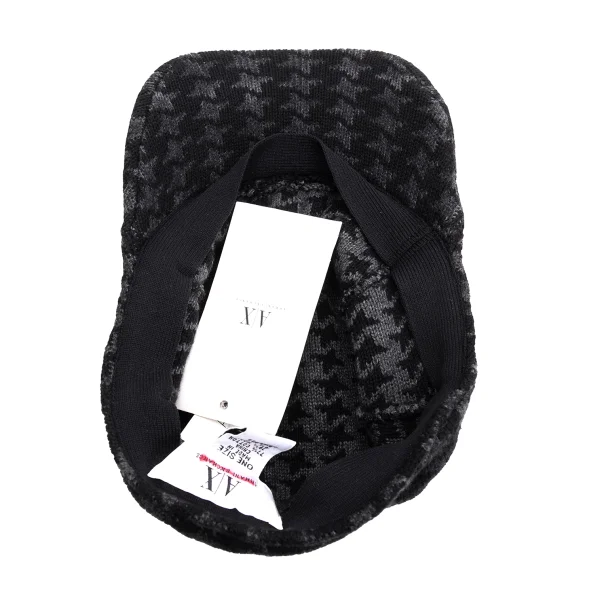 ARMANI EXCHANGE Cotton Wool Houndstooth Cap K-162373_007