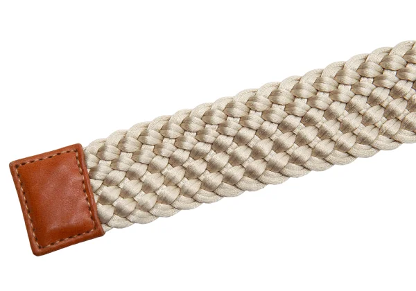 ARMANI EXCHANGE Braided Circle Buckle Belt K-162376_006