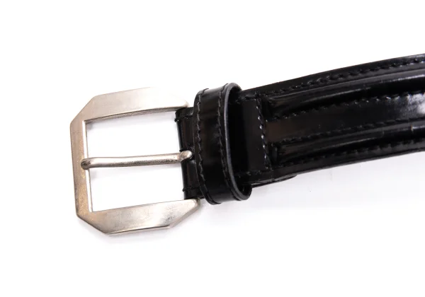 GIANNI VERSACE Metal Band Leather Belt K-162377_003