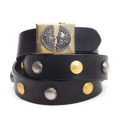 GIANNI VERSACE Medusa Buckle Design Belt