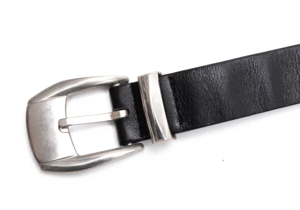 GIANNI VERSACE Medusa Rivet Buckle Design Leather Belt K-162379_002