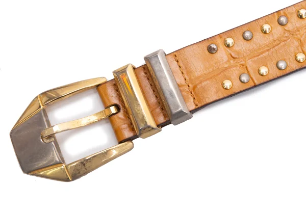 GIANNI VERSACE Rivet Leather Belt K-162380_003