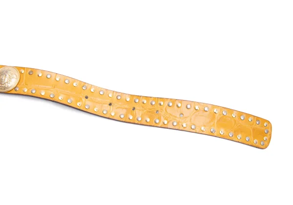 GIANNI VERSACE Rivet Leather Belt K-162380_005