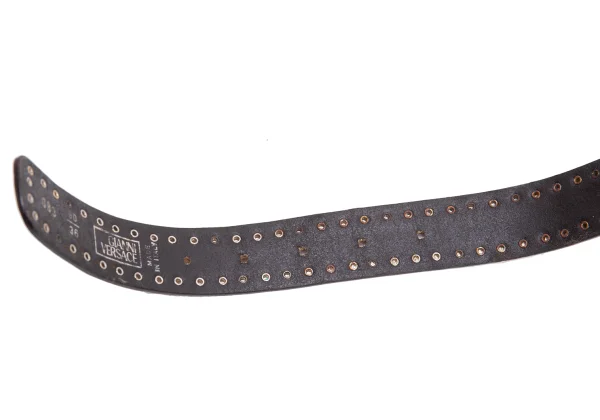GIANNI VERSACE Rivet Leather Belt K-162380_008
