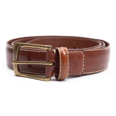 POLO RALPH LAUREN Pony Emboss Leather Belt