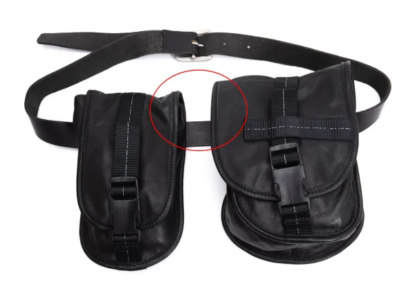 ISAMU KATAYAMA BACKLASH Belted Leather Waist bag K-162382_002