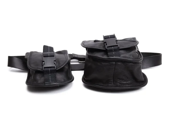 ISAMU KATAYAMA BACKLASH Belted Leather Waist bag K-162382_004