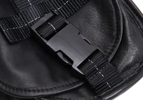 ISAMU KATAYAMA BACKLASH Belted Leather Waist bag K-162382_010