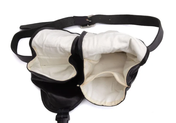 ISAMU KATAYAMA BACKLASH Belted Leather Waist bag K-162382_013