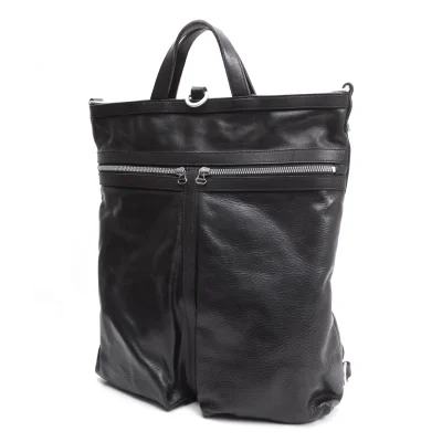 ISAMU KATAYAMA BACKLASH Quilting Lining Leather Tote Bag