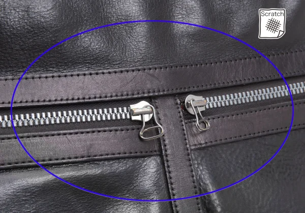 ISAMU KATAYAMA BACKLASH Quilting Lining Leather Tote Bag K-162383_003