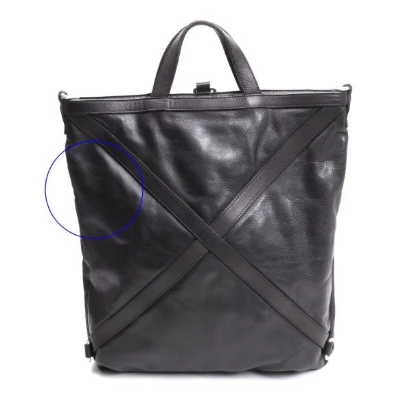 ISAMU KATAYAMA BACKLASH Quilting Lining Leather Tote Bag K-162383_005