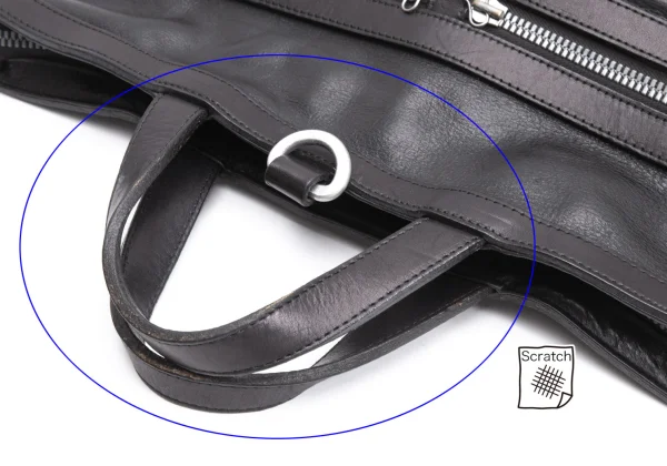 ISAMU KATAYAMA BACKLASH Quilting Lining Leather Tote Bag K-162383_011