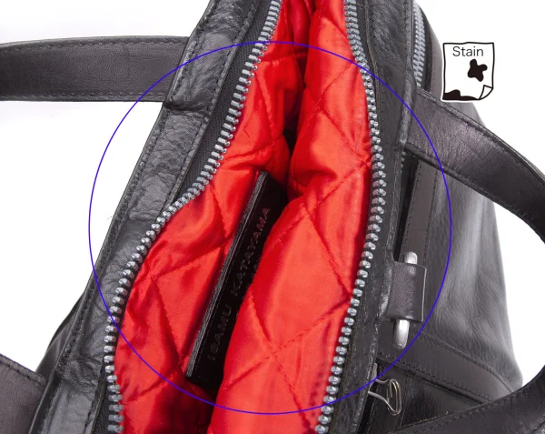 ISAMU KATAYAMA BACKLASH Quilting Lining Leather Tote Bag K-162383_014