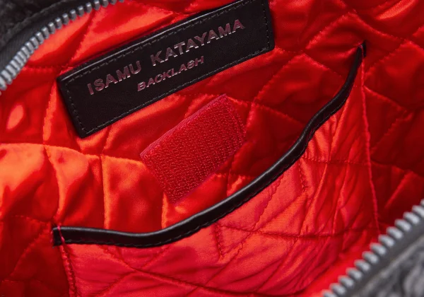 ISAMU KATAYAMA BACKLASH Quilting Lining Leather Tote Bag K-162383_016