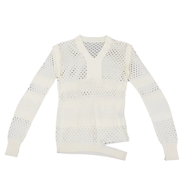 KARL LAGERFELD Mesh Striped Knit K-162387_002