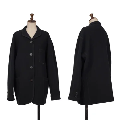 Mademoiselle NON NON Wool Blended Pocket Design Jacket