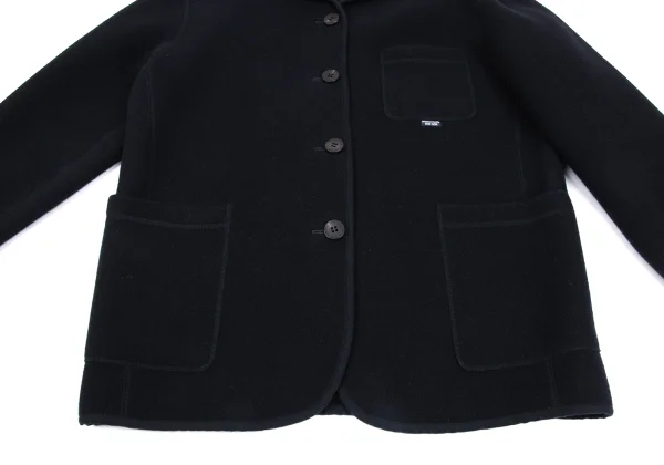 Mademoiselle NON NON Wool Blended Pocket Design Jacket K-162393_011