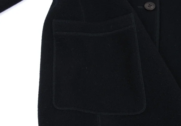 Mademoiselle NON NON Wool Blended Pocket Design Jacket K-162393_013
