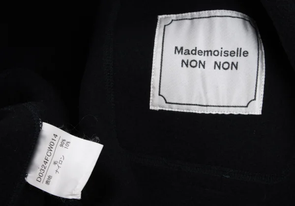 Mademoiselle NON NON Wool Blended Pocket Design Jacket K-162393_017