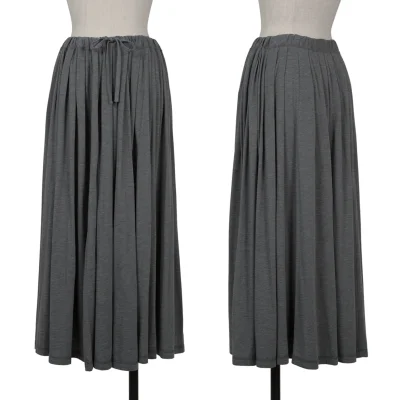 Mademoiselle NON NON Angora Blended Tuck Flare Skirt