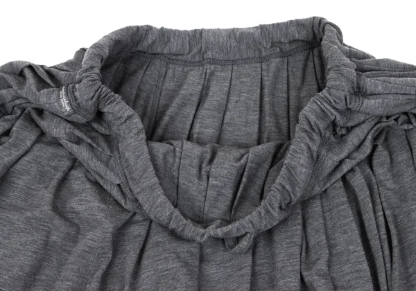 Mademoiselle NON NON Angora Blended Tuck Flare Skirt K-162394_007