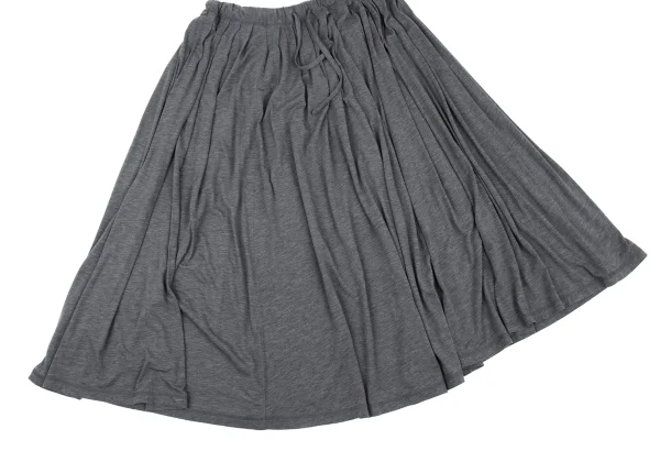 Mademoiselle NON NON Angora Blended Tuck Flare Skirt K-162394_008
