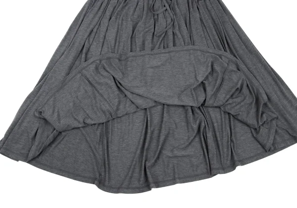 Mademoiselle NON NON Angora Blended Tuck Flare Skirt K-162394_009