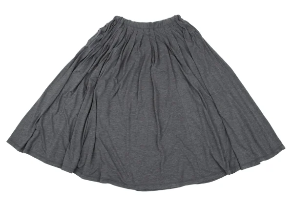 Mademoiselle NON NON Angora Blended Tuck Flare Skirt K-162394_010